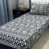 Trendy 3D Cotton Bed Sheet Set for Single Bed with Soft Crystal Fabric
