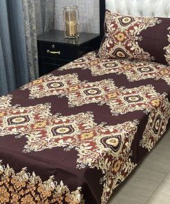 Stylish and Comfortable 3D Fabric Crystal Cotton Bed Sheet Set for Bedroom
