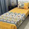 Cozy and Stylish 3D Fabric Crystal Cotton Bed Sheet Set for Your Bedroom