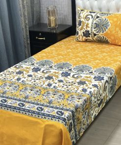 Cozy and Stylish 3D Fabric Crystal Cotton Bed Sheet Set for Your Bedroom
