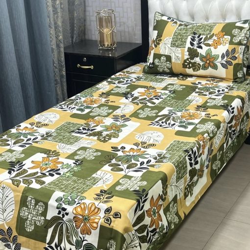 Luxurious 3D Fabric Crystal Cotton Bed Sheet Set for Cozy Sleep