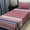 High-Quality 3D Fabric Crystal Cotton Single Bed Sheet Set for Perfect Sleep