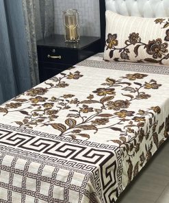 Elegant Crystal Cotton 3D Bed Sheet Set for Trendy Bedroom Decoration