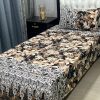 Beautiful 3D Crystal Cotton Bed Sheet Set for a Stylish Bedroom Makeover