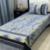 Stylish 3D Fabric Crystal Cotton Bed Sheet Set for Trendy Bedroom Looks