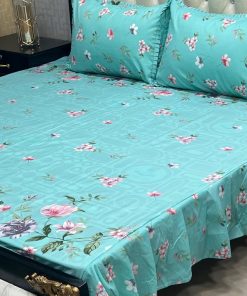 "Frill King Cotton Bedding Set with Pillow Covers – Soft, premium cotton with frilled edges."