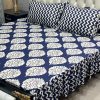 "Luxury Frill King Cotton Bed Sheet Set – King-size bed sheet with matching pillow covers, perfect for any bedroom."