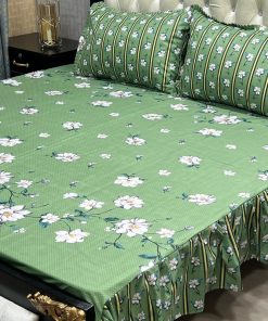 "Frill King Cotton Set – Soft, luxurious cotton bedding with decorative frilled edges and pillow covers."