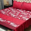 "Frill King Cotton Set – Premium cotton bedding with matching pillow covers and elegant frill edges."