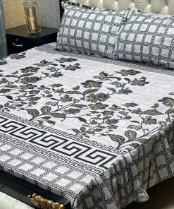 "Frill King Cotton 3-Piece Set – Decorative 2-sided frill design for a luxurious bedroom."