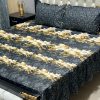 "Affordable Luxury Frill King Bed Sheet – Soft cotton bed sheet with decorative 2-sided frills and pillow covers."