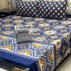Gul Ahmed box packed double king bed sheet – floral design