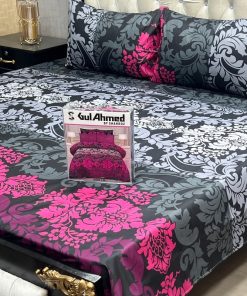 Double king bed sheet Gul Ahmed with branded gift box