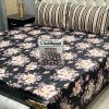 Gul Ahmed double king bed sheet with box packing – geometric print