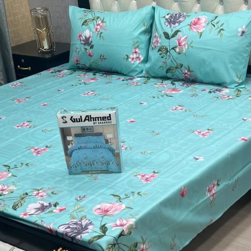 Gul Ahmed king size double bed sheet with box – affordable price