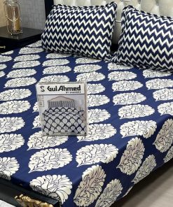 Double king bed sheet Gul Ahmed box packed – floral pattern