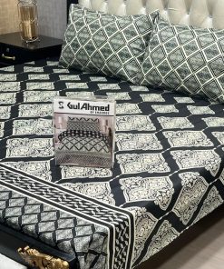 Buy double king bed sheet Gul Ahmed box packed online store