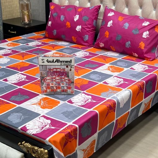 Premium Gul Ahmed double king bed sheet box packed for weddings