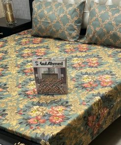 Double king size bed sheet Gul Ahmed box packed – soft cotton