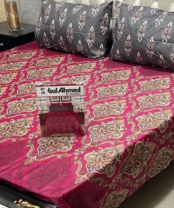 Double king size bed sheet Gul Ahmed with premium box packing