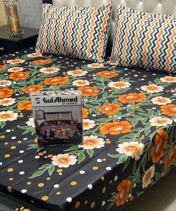 Buy Gul Ahmed double king bed sheet with box packing – best price