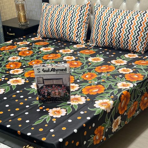 Buy Gul Ahmed double king bed sheet with box packing – best price