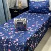 Single bed sheet pair set for boys room – football print design