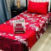Single bed sheet pair set with pillow covers – premium cotton