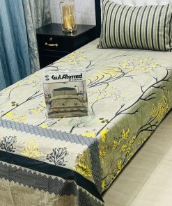 Budget single bed sheets with pillow covers – pair set