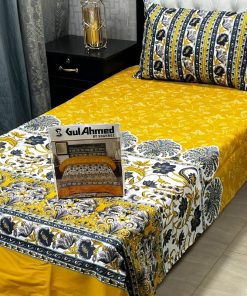 Affordable single bed sheets for single bed with pillow covers in Pakistan