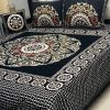 Soft Velvet Jacquard King Size Bed Sheet Set for a Cozy and Elegant Bedroom