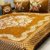 Premium Jacquard Velvet King Size Bedding Set – 4 Pieces for Luxurious Bedrooms