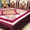Elegant King Size Jacquard Velvet Bed Sheet Set with Luxurious Velvet Fabric