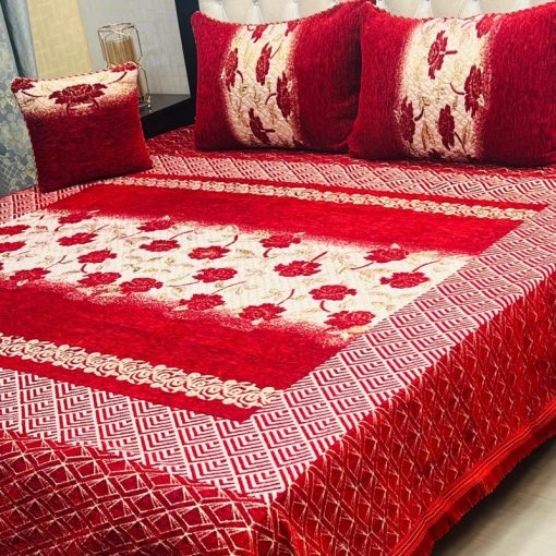 Cozy Jacquard Velvet Bedding Set in King Size for a Stylish and Comfortable Bedroom