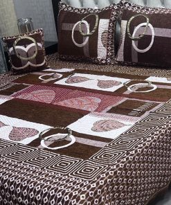 Jacquard Velvet King Size 4-Piece Bed Sheet Set for Comfort and Style