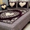 High-Quality Jacquard Velvet King Size Bed Sheet Set for Stylish Winter Decor