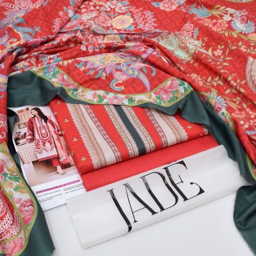 ade-03 – 3 piece lawn suit with digital printed shirt