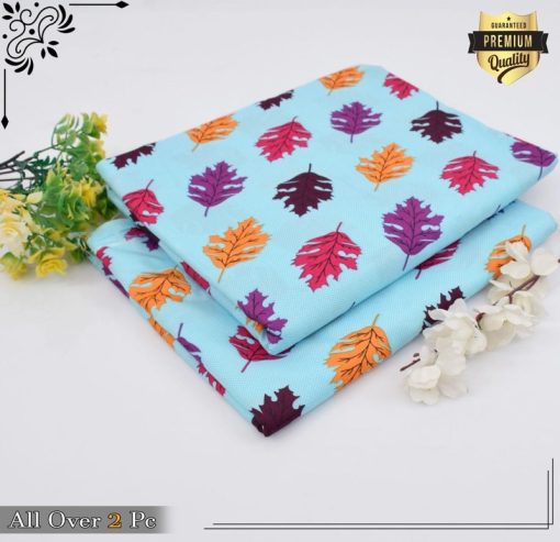 Women 2 Piece Cotton Allover Printed Suit CP-28 – Unstitched Summer Cotton Fabric