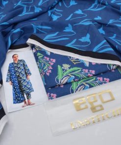 Introducing Ego EG-, a sophisticated 3 piece lawn suit crafted from Bana Dora Jacquard Lawn, part of Ego’s premium 2025 summer collection. This ensemble combines luxury, comfort, and cutting-edge digital print technology to create a truly refined outfit.