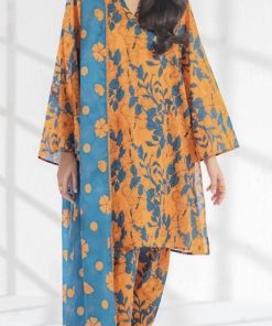 Ego EG-05 3PC Women’s Digital Allover Printed Lawn Suit with Dupatta – Summer 2025