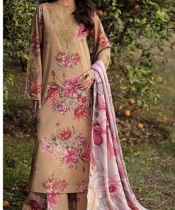 Iznik IZ-100 Digital Allover Printed Lawn 3PC Suit for Women with Dupatta – Summer 2025