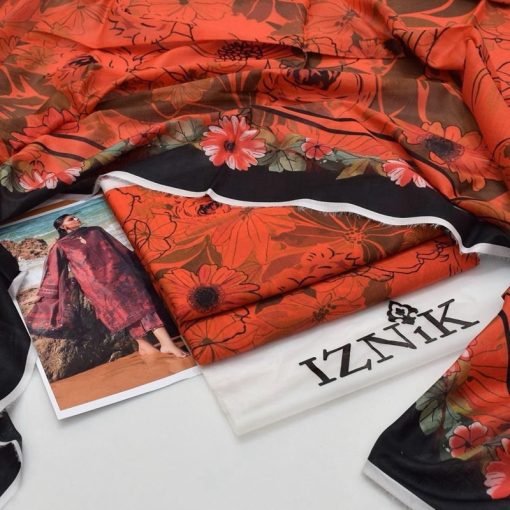 Iznik IZ-99 | Women’s 3 Piece Summer Digital Allover Lawn Printed Suit