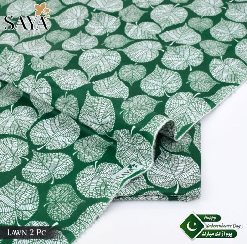 Saya SA-09 – Patriotic Lawn Suit for 14 August | Printed Shirt & Trouser