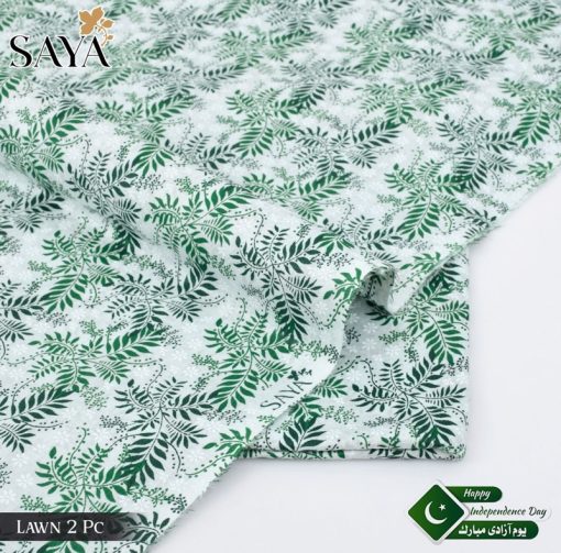 Saya SA-07 – 2 Piece Independence Day Lawn Suit with Printed Shirt and Trouser