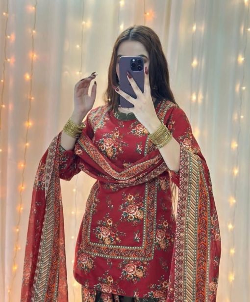 Bin Saeed BS-108 Digital Printed Unstitched 3 Piece Lawn Suit for Women – Summer 2025