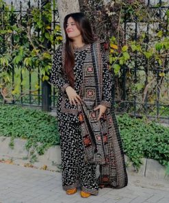 Bin Saeed BS-106 Digital Printed Unstitched 3 Piece Lawn Suit for Women – Summer 2025