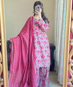 Bin Saeed BS-109 Digital Printed Unstitched 3 Piece Lawn Suit for Women – Summer 2025