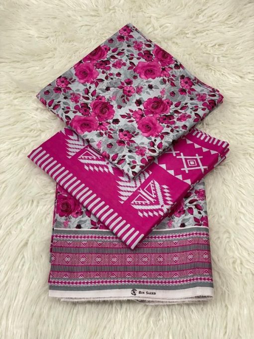 Bin Saeed BS-109 | Digital Printed 3 Piece Lawn Suit Summer 2025