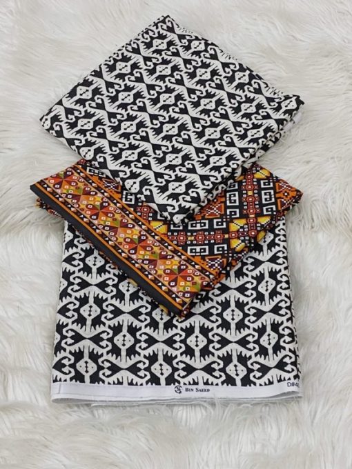 Bin Saeed BS-105 | Digital Printed 3 Piece Lawn Suit Summer 2025