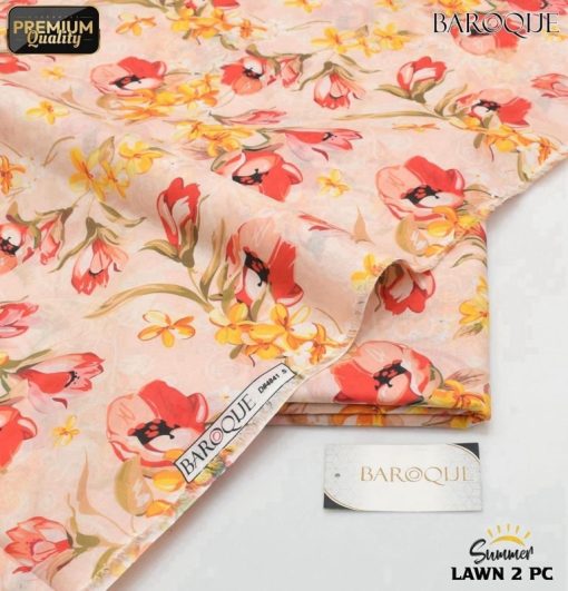 Baroque BR-67 | Women’s 2 Piece Summer Digital Allover Lawn Printed Suit